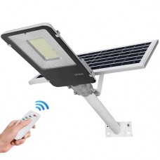 Solar Φωτιστικό Δρόμου 100W SMD με Φωτοβολταϊκό πάνελ & Μπαταρία σε Ψυχρό Φως Στεγανό IP65